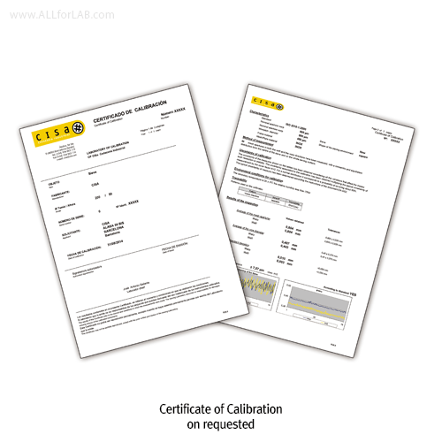 CISA® Φ60×h18mm Premium Certified All Stainless-steel Standard Test Sieve, with WORKS CERTIFICATE & Wire Mesh-holes(■)<br>With Serial-number, Multi-Use/-Function, ASTM/ISO Standard, 정밀 표준망체, 개별“ 보증서” 포함