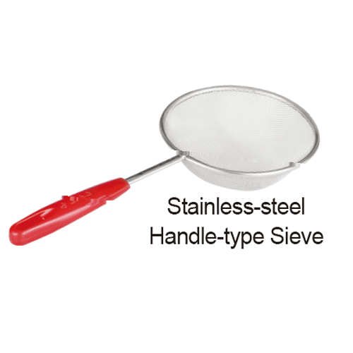 Stainless-steel Mesh Strainer, with Convenient PP Handle, Φ130 & 185mm, 손잡이형 망체