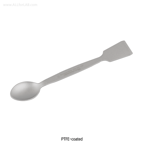 Premium Heavy-duty Spoon-Spatula, with Flat-stem, L120~300mm<br>Rustproof Stainless-steel·PTFE-coated·Titanium , <Germany-Made> 프리미엄 중량 스푼-스패츌러, 독일제