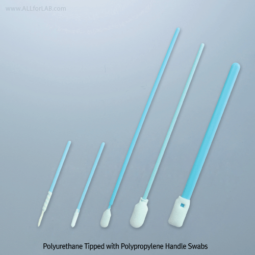 Apro® Polyurethane Tipped with Polypropylene Handle Swab, Class 100, L68~163mm<br>For Clean Room·Electronics·Laboratory, &c., Non-LINT, 크린룸용 폴리우레탄 면봉, 폴리우레탄헤드