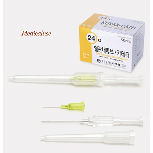 Intravascular Catheter, with Needles, Individual EO Sterile Package, Medicaluse<br>Ideal for Short-term Medication Injection, Blood Collection, 혈관내튜브·정맥카테터