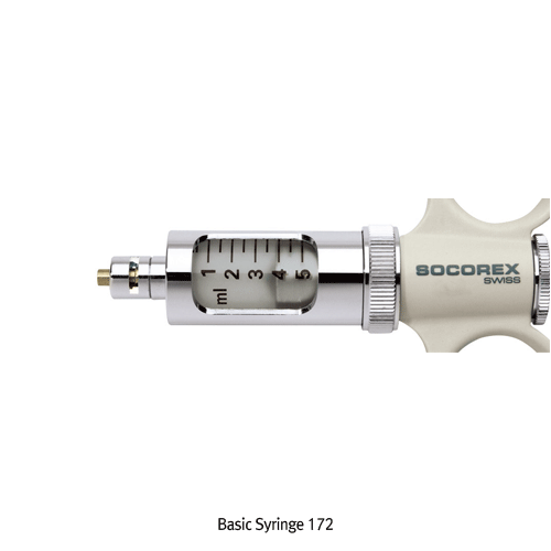 Wheaton® Premium Self-Refilling Dispenser, Dosys® Syringe, 01~9999.99㎖, 자동 충전 주사기형 분주기