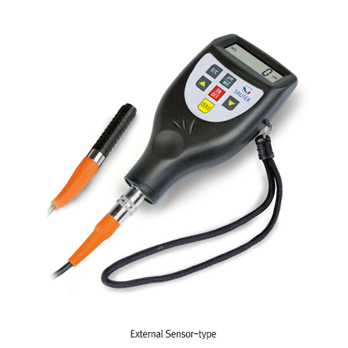 SAUTER® 0~1250μm Digital Coating Thickness Gauge Set “TC” & “TE”, with- or without- F- & N- & FN-sensor<br>Ideal for Measuring of Layer Thickness of Non-magnetic Coating, with Data Interface RS-232, 도막두께 측정기 세트