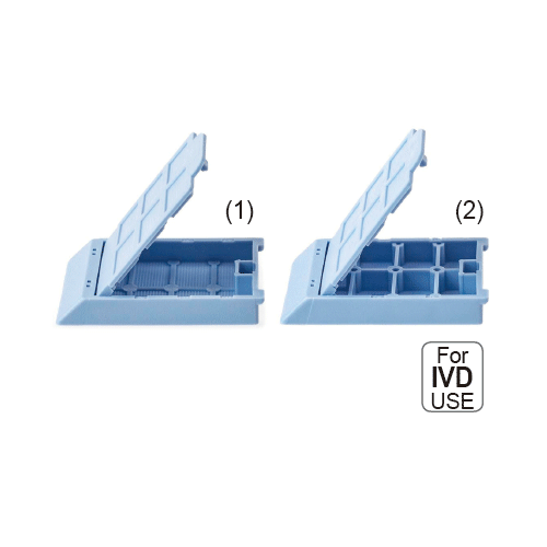 Simport® Microsette ®Ⅰ 0.26mm Mesh-hole Biopsy Cassette, Attached Lid, h6.8mm<br>Suitable for Most Labeling Instruments, 45° Angle, Acetal, <Canada-Made> 0.26mm 메쉬홀 바이옵시 카세트