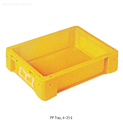 National® PPC & HDPE Heavy-duty Multiuse Tray, 4~25Lit<br>Ideal for Laboratory & Industry, PPC 100℃, HDPE 105/120℃, 다용도 강력 트레이