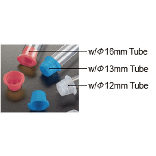 Simport® FitsAllTM PE Universal Cap, for Φ12~16mm Tubes, -50℃+80/90℃<br>Pierceable for Needle Injection, Easy-on & Easy-off Design, Sturdy, PE 만능캡, Φ12~16mm 튜브 공용