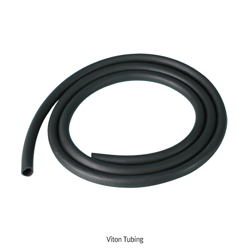 WisdTM Fluorinated Rubber(Fluoroelastomer), DIN FPM, Viton Tubing, id Φ4~Φ18mm<br>Good for Almost Chemicals, High-Flexible, Autoclavable,-25℃+220℃, 바이톤 튜빙