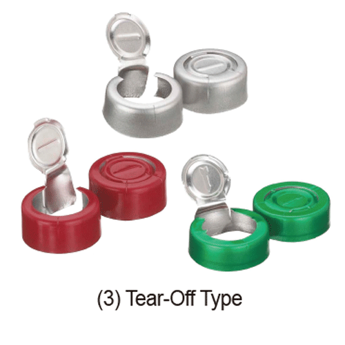 Wheaton® Premium Un-Lined Aluminum Seals, ASTM·FDA·USP·ISO<br>알루미늄 씰, 셉타/스토퍼는 별도