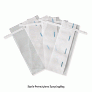 Simport® TWIRL’EM® Sterile Sampling Bag, PE, with “Write-On” Strips, 450~1650㎖<br>0.07 or 0.08mm Thick, DNase·RNase·Pyrogen Free, Round-wire, 멸균 샘플백