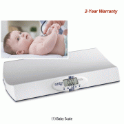 Kern® [d] 10g, max.15kg Ergonomically-Optimised Baby Scale “MBD”, Ideal for Private<br>With Auto-off·Feeding·Hold·Memory-Function, Weight Displayed in kg or lb, 인기 보급형 신생아 체중계