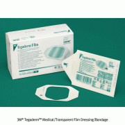 3M® TegadermTM Medical Transparent Film Dressing/Bandage, Frame Style, Easy Monitoring of Wounds, Medicaluse<br>For IV Catheter and Percutaneous Devices Securement, Hypoallergenic, Waterproof, Versatility, 병원용 투명 방수 필름 드레싱/밴디지
