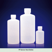 Wheaton® Premium 4~1,000㎖ ASTM PP Leak Resistant Lab Bottle, Narrow- & Wide-Neck, Clean Pouring<br>With No-drip Pour Lip & Double-Seals, 125/140℃ Stable, Autoclavable, EPA·FDA·UPS·ISO, PP 세구 & 광구 랩바틀, “고급형”