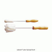 Laboran® PU-Sponge Brush for Laboratory<br>(1) Good for Tubes/Flasks/Beakers, 우레탄 스폰지 랩 브러쉬