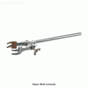 Bochem® Heavy-duty Universal Finger Clamp, 0~80mm Grip<br>With Φ12× L180mm Rod, Aluminium, DIN12894, <Germany-Made> 중량 만능 클램프