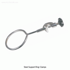 SciLab® Stainless-steel Support Ring-Clamp, Φ50~Φ90mm<br>Ideal for Various Funnel &c., <Korea-Made> 홀딩 링-클램프