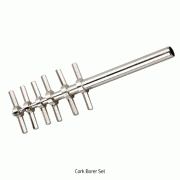 Cork Borer Set, Stainless-steel, 3pcs~18pcs, Φ5~Φ26mm<br>Brass with Chromed, 광역 콜크보러