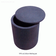99% SiC/Silicone Carbide Melting Pot, Heat Resistance 1,600℃, 100 & 500㎖<br>실리콘 카바이드 도가니, 내충격/내산화/내침식/내마모성
