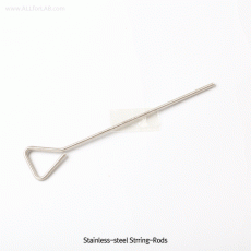 Hammacher® Premium Cell Spreader/Stirring Rod, Stainless-steel, L150 & 195mm<br>For Bacteriological Applications, <Germany-Made> 삼각 셀 스프레더/교반봉, 다용도, 비자성/비부식 특수스텐