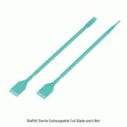 Biofil® Sterile Exchangeable Cell Blade and Lifter, HDPE<br>Useful for Harvesting Cells, Clean Class 100,000, Sterile Individual Package, 셀 블레이드 & 리프터