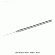 Bochem® Holder with a Needle, High Grade Stainless-steel, L120mm<br>Hold for Inoculating Loop·Needle·Lancet, 스텐 홀더, 스텐 니들 포함, 비자성/비부식