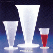 Kartell® PP & PMP Conical Measure, 100~1,000㎖, DIN/ISO, <Italy-Made> 액량계, 정밀 눈금부