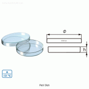 DURAN® STERIPLAN® Petri Dish, Autoclavable, Φ40~200mm<br>Good for Auto-Line, Made of Soda-lime Glass, Popular-model, 기본형 페트리디쉬