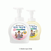 Foaming-type Hand Soap, 200 & 250㎖<br>With Antimicrobial Pump Head, Antibacterial Cleanser, 아이깨끗해 포밍형 손 세정 및 소독제