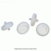 CHMLAB® Premium Regenerated Cellulose Syringe Filters, Hydrophilic, The Most Ideal for HPLC, Autoclavable, Φ13mm<br>With PP Housing, Filter Identification, 리제너레이티드 셀룰로스 시린지 필터, 친수성