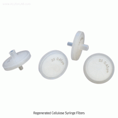 CHMLAB® Premium Regenerated Cellulose Syringe Filters, Hydrophilic, The Most Ideal for HPLC, Autoclavable, Φ13mm<br>With PP Housing, Filter Identification, 리제너레이티드 셀룰로스 시린지 필터, 친수성