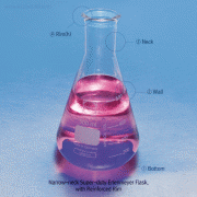 DURAN® Premium Batch-certificated Super-Duty Erlenmeyer Flask, with Reinforced Rim, 25~5,000㎖<br>Ideal for Impact Resist., Boro-glass 3.3, DIN·ISO·UPS, <Germany-Made> 프리미엄 슈퍼듀티 삼각 플라스크