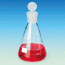 SciLab® 24/29 Joint Stoppered Erlenmeyer Flask, 100~1,000㎖<br>With Graduation & Interchangeable Glass Stopper, Boro-glass 3.3, Autoclavable, 조인트 스토퍼 삼각 플라스크