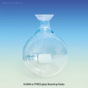 SciLab® Premium Receiving Flask, DURAN-glass, with 35/20 Spherical Socket, 100~2,000㎖<br>Ideal for Rotary Vacuum Evaporator, 리시빙 플라스크