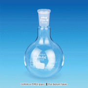 SciLab® Premium Flat Bottom Flask, DURAN-glass with ASTM & DIN Joint<br>Boro-glass 3.3, Autoclavable, 50~2,000㎖, 조인트부 평저 플라스크