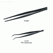 Premium PFA Coated Stainless-steel Tweezers, Straight- & Curve-type<br>Chemical Resistance, SS410, PFA 코팅트위저/핀셋