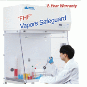 DAIHAN® Premium Filtering Multi-Fume Hood “FHF”, For Acids·Organics(VOCs)·Dust·Smell & Bacteria, w900·1200·1500mm<br>Ductless, 5-Filters of 3μm Pre·0.3μm HEPA·2×Coated Active Carbon·Active Carbon, 3-Side Clear Viewing(PVC Pannel)<br>With 11°Slanted Front 
