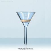 SciLab® Filter Funnel, DURAN glass, with Par-P2 or P3, Φ70~Φ100mm<br>Made of Borosilicate-glass 3.3, 글라스 필터 펀넬