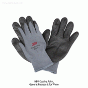 3M® Comfort Grip Glove, Breathable, Reusable, Anti-allergy, General Purpose for Winter<br>Good for Precision Work, Polyester, NBR Coated, Chemical Resistance, 컴포트 그립 NBR코팅 장갑