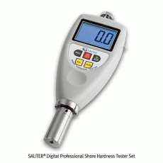 SAUTER® Digital Professional Shore Hardness Tester Set “HD”, Measurement of Penetration, Hardness-type Shore A·Shore A0·Shore D<br>With Large·Display Backlight·Hand Carrying Case, High Precise, 디지털 프로페셔널 쇼어 경도측정기 세트