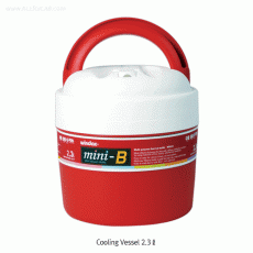 Cooling Vessel, PP, Round-type, with Safety Locking Lid & Handle, 2.3 & 7 Lit<br>For Easy-handling, Polypropylene Safe-sealing, -10℃+125/140℃, 다용도 보온용기