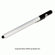 Simport Write-ONTM Lab Marker Pen, for High-Temperature and Solvents, 0.5mm Tip<br>Specially Useful for Histology Marking, Black, 195℃, <Italy-Made> 고온/솔벤트용 마킹펜