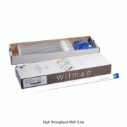 Wilmad Popular NMR Tube, ASTM Type 1, Class B Borosilicate Glass, 5mm<br>Recommended for 1D NMR Experiments with Organic Molecule (MW<1500), NMR 튜브
