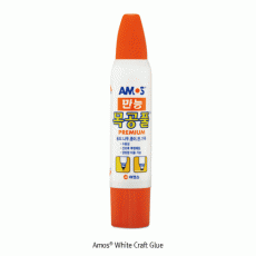 Amos White Craft Glue, High Quality Liquid Glue, Washable, Odorless, 36·74·120g<br>Ideal for Wood·Fabric·Craft Paper, Dry Clear, 목공용 접착제