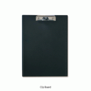 A4 Clip Board, PS, with Fixed Metal, Black, 클립 보드