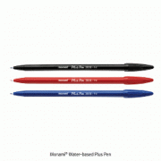 Monami® Water-based Plus Pen, Odorless, 0.2mm Fine Tip<br>For Underline & Writing, Quick Drying, 수성 플러스 펜