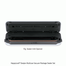 HappyLock Deojon Multiuse Vacuum Package Sealer Set, Semi-Vacuum Function<br>Up to 300mm Sealing, with Bags & Roll, 다용도 진공포장기 세트, 진공과 밀봉, 반진공 기능