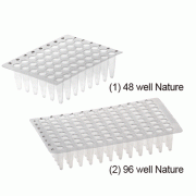 Simport® AmplateTM 0.2㎖ 48 & 96-well PCR Plate, PP, with Ultra Thin Wall<br>With Black Alphanumeric Grid, -196℃+121℃, <Canada-Made> PCR 플레이트