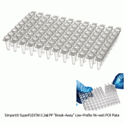 Simport® SuperFLEXTM 0.2㎖ PP “Break-Away” Low-Profile 96-well PCR Plate<br>Flexible, Efficient, <Canada-Made> PCR 플레이트, 분리형