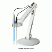 Suntex® Flexible Electrode Holder, “FA1W-01”, Heavy Base and Flexible Joint<br>For 5×Laboratory pH/ORP and Conductivity Sensors, 전극 홀더 / 스텐드