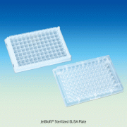 Biofil Sterilized ELISA Plate, PS, 96-wells, Detachable & Fixed<br>With Uniform Flat Bottom Well Surface, High-/Medium-binding, ELISA 플레이트