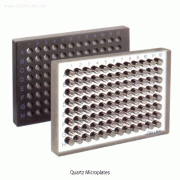 Hellma® Quartz 96-well Microplate, Highest Optical Quality<br>For High Resistance condition against Extreme Temp and Aggressive Chemicals, 96-well 석영 마이크로 플레이트